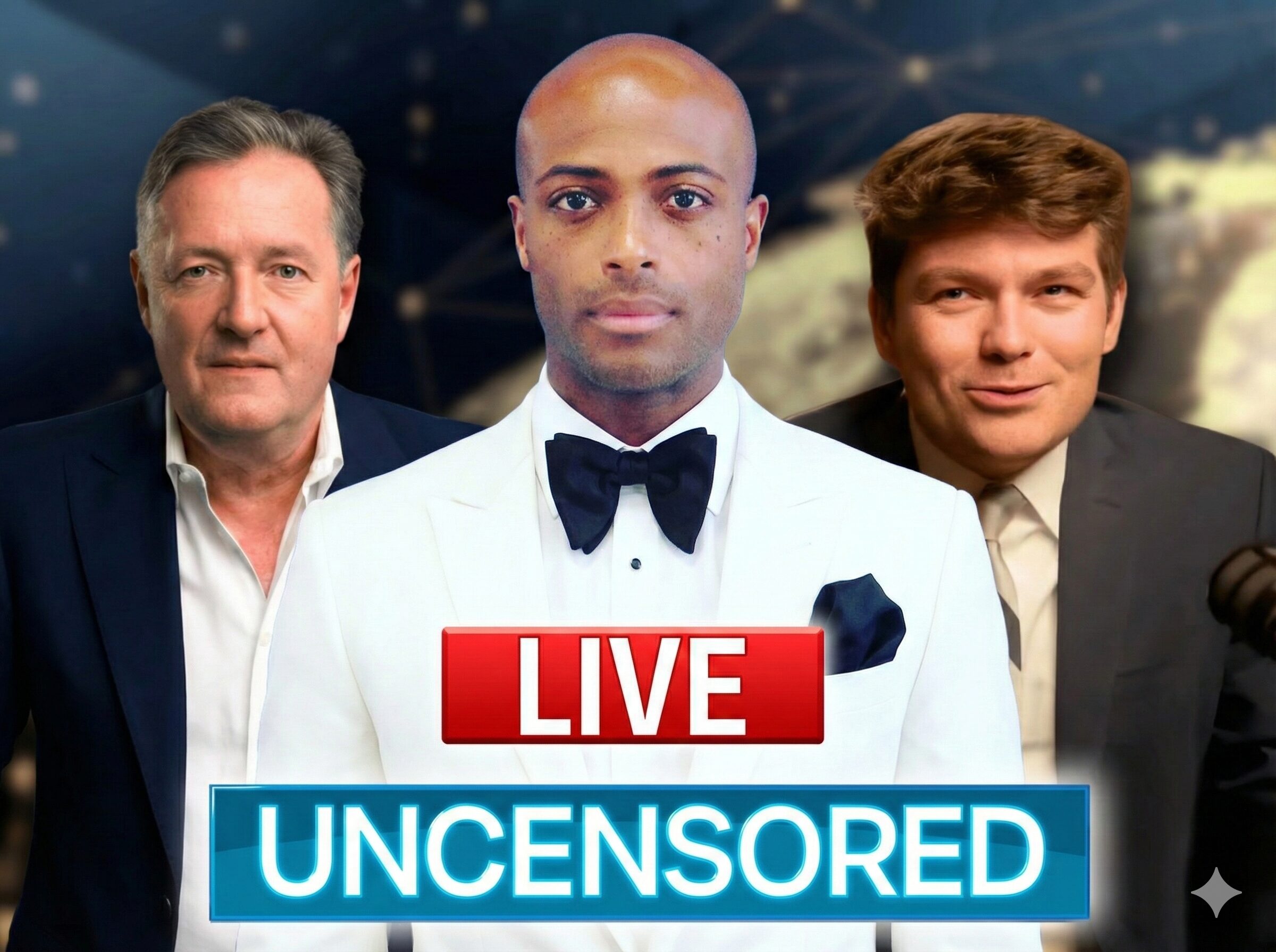 Live in 15 minutes on https://kick.com/marquettdavon : Reacting to Piers Morgan VS Nick Fuentes